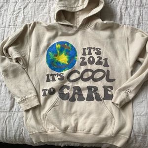 Lonely Ghost It’s cool to care hoodie